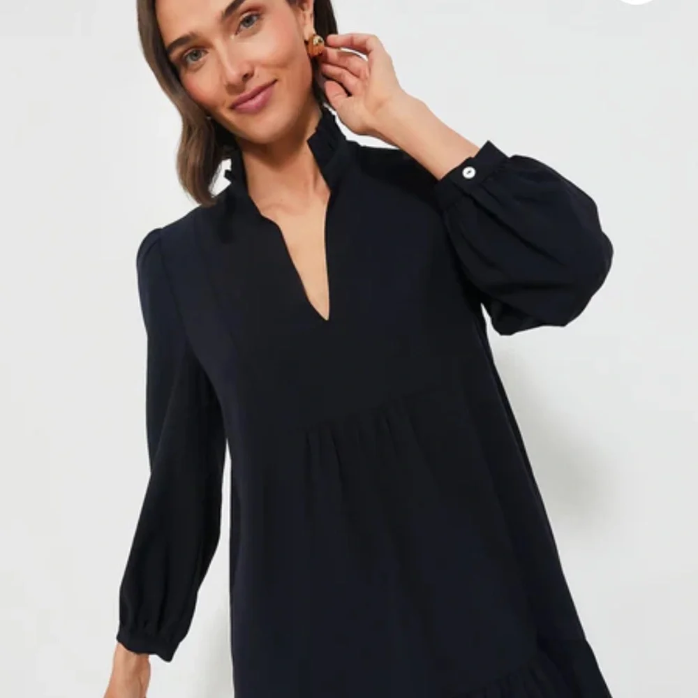 TUCKERNUCK NAVY CREPE PALMERSTON DRESS XL - Picture 1 of 8